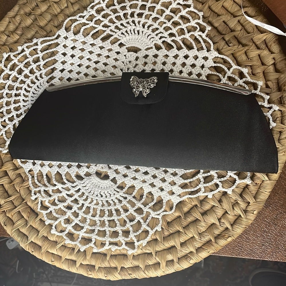 Tova Beverly Hills Satin Clutch